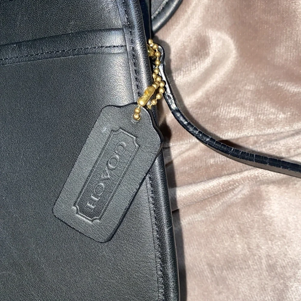 Vintage Coach City Bag 9790 Legacy black leather excellent condition